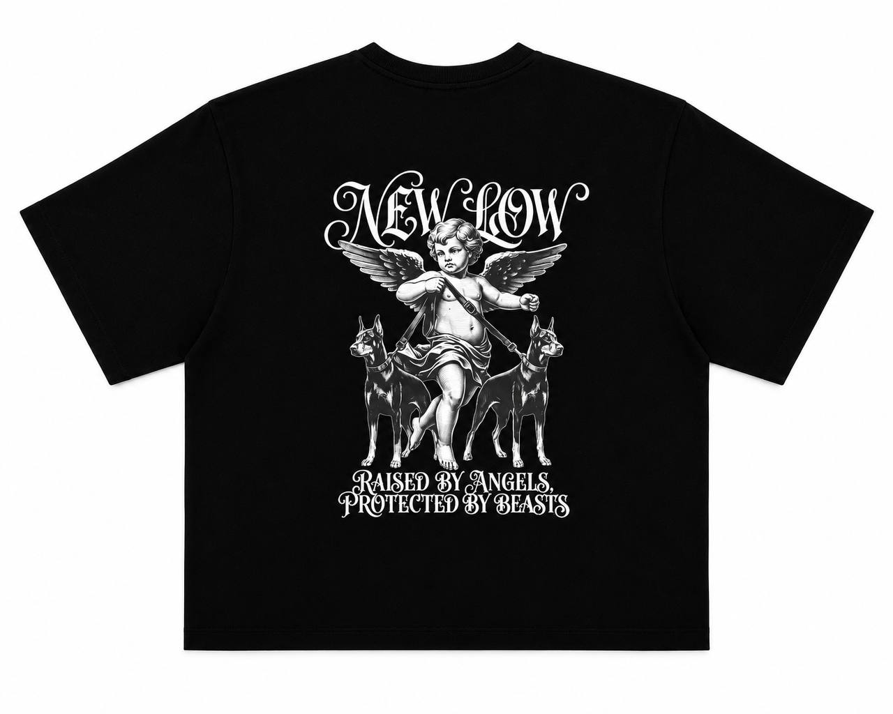 NEWLOW - Saint's Dogs Cropped Tee
