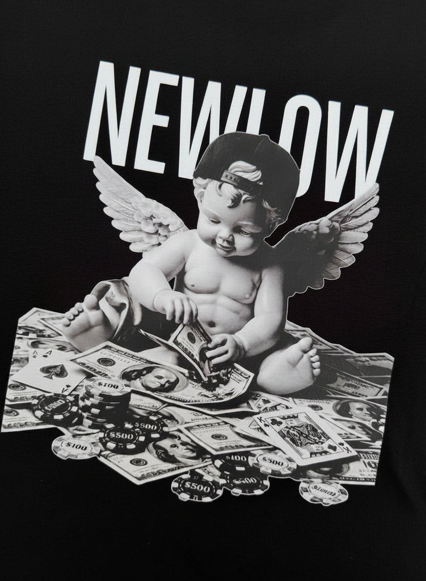 NEWLOW - Golden Touch Cropped Tee